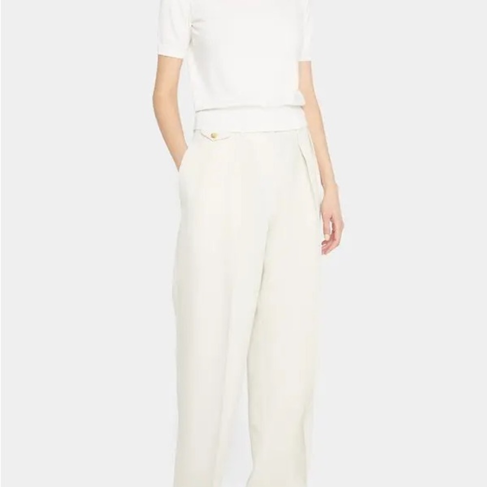 The Row Paolo Wool & Silk Top - White - Picture 4 of 11